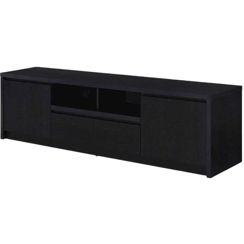 FurniFact - 78-Inch TV Stand with Engineered Wood Media Console and Contemporary Style - Black price history on PriceWatchPro