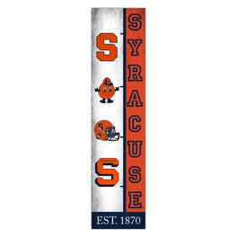 Fan Creations - Syracuse Orange 6" x 24" Progression Wood Sign - Multicolor