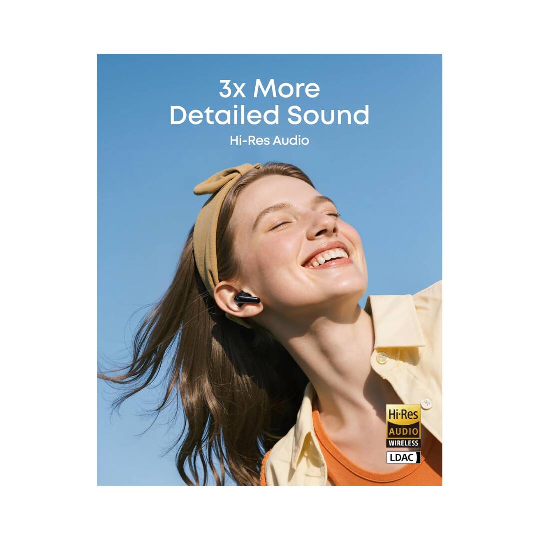 3x More Detailed Sound  
Hi-Res Audio  

Hi-Res AUDIO  
WIRELESS  
LDAC