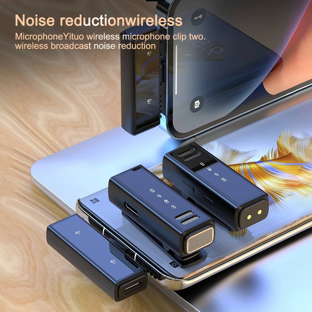 Noise reduction wireless  
Microphone Yituo wireless microphone clip two.  
wireless broadcast noise reduction