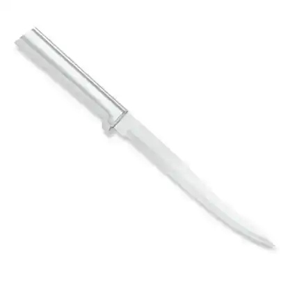 Front. Rada - Cutlery 6.625 Carver Boning Knife, Aluminum Handle - Silver.