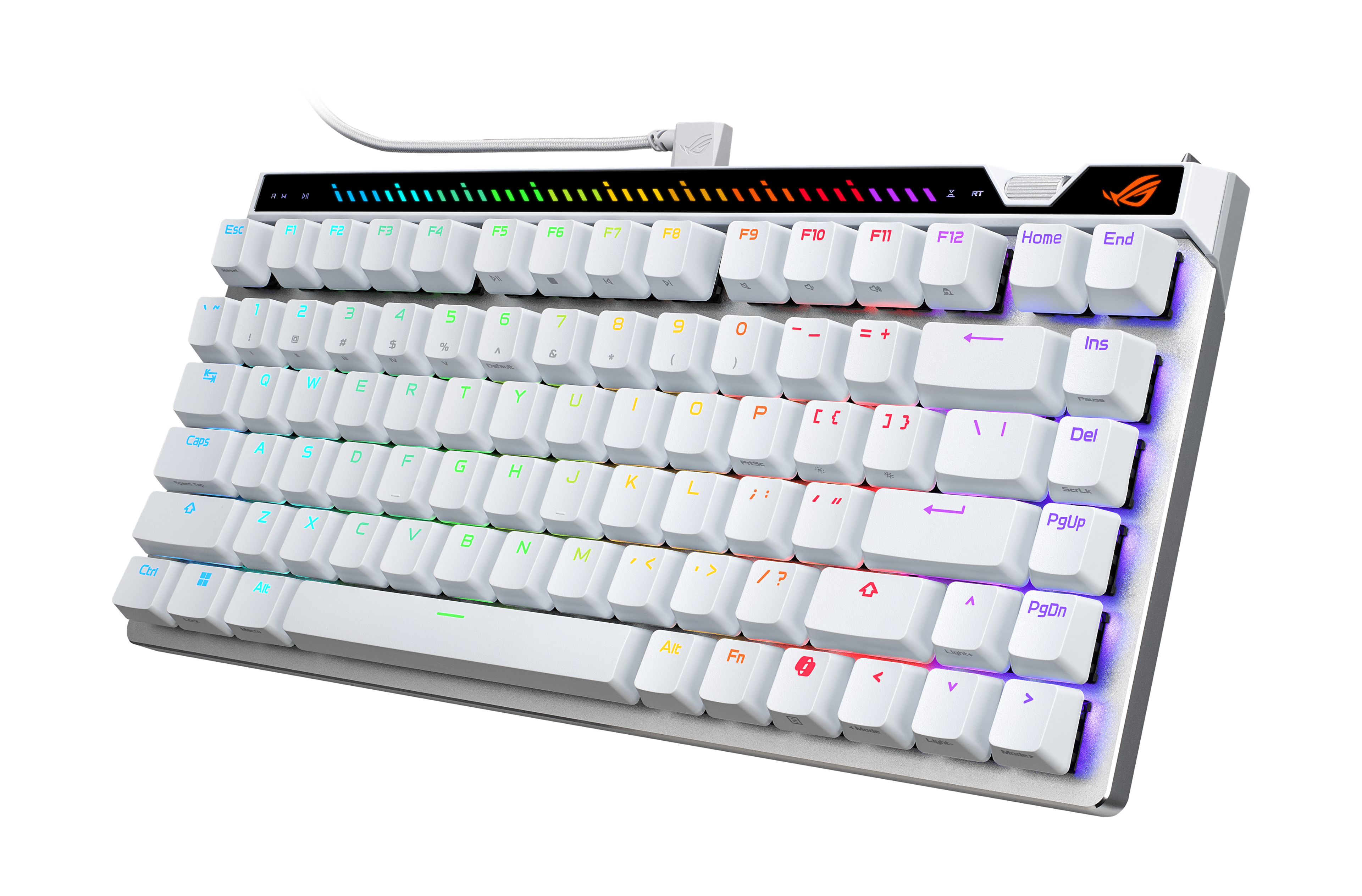 NM N NT Esc FI F2 F3 F4 F5 F6 F7 F8 F9 F10 F11 F12 Home End Cot 1 2 3 4 5 6 7 8 9 0 - = Backspace Q W E R T Y U I O P [ ] \ Caps o A S D F G H J K L ; ' Enter Z X C V B N M , . / Shift Alt Fn Ctrl Windows