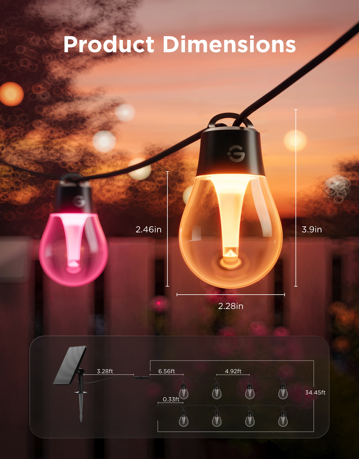 Product Dimensions

- 2.46in
- 3.9in
- 2.28in
- 3.28ft
- 6.56ft
- 4.92ft
- 0.33ft
- 34.45ft