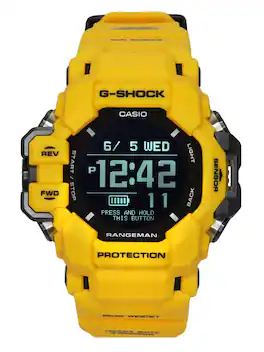 Casio - G-Shock Master Of G-Land Rangeman Digital Smartphone Link Solar GPR-H1000-9 200M Men's Watch - Black