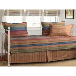 Hivvago - Reversible 5-Piece Daybed Bedding Set with Bed-skirt and Three Pillow Shams - Multicolor