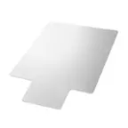 Front. Floortex - Basic Lipped Vinyl Chair Mat for Hard Floors 36 x 48 inches - Clear.