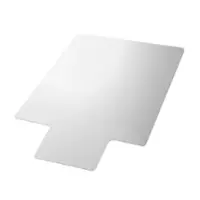 Floortex - Basic Lipped Vinyl Chair Mat for Hard Floors 36 x 48 inches - Clear - Front_Zoom