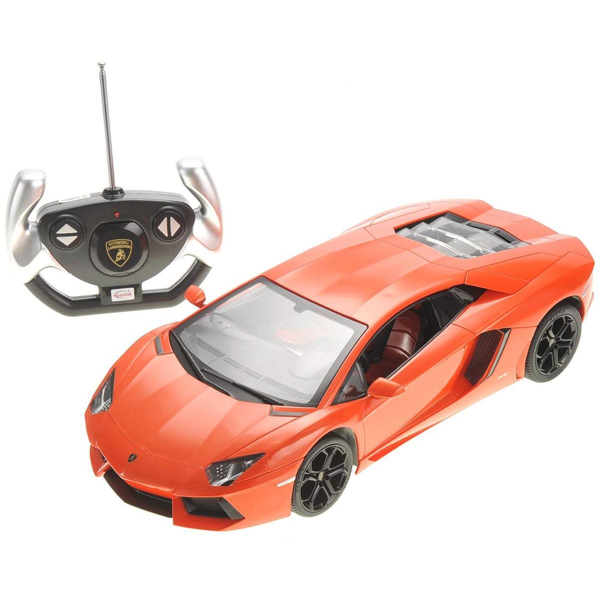 Angle. JuzToys - Remote Control Car for Boys 4-7, Lamborghini LP700 Toy Car for Kids, 1:14 RC Car Sport Car for Boy Birthday Gift(Orange) - Orange.