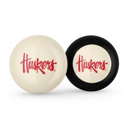 Imperial - Nebraska Huskers Logo Cue Ball & 8 Ball Combo Set - White
