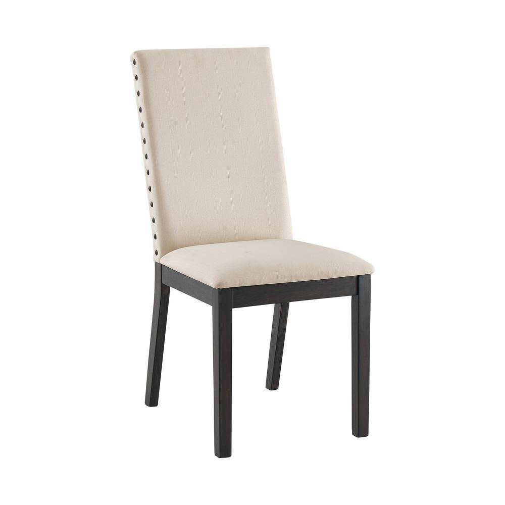 Alt View 3. Crosley Furniture - Hayden 2-Piece Upholstered Dining Chair Set - Grey.