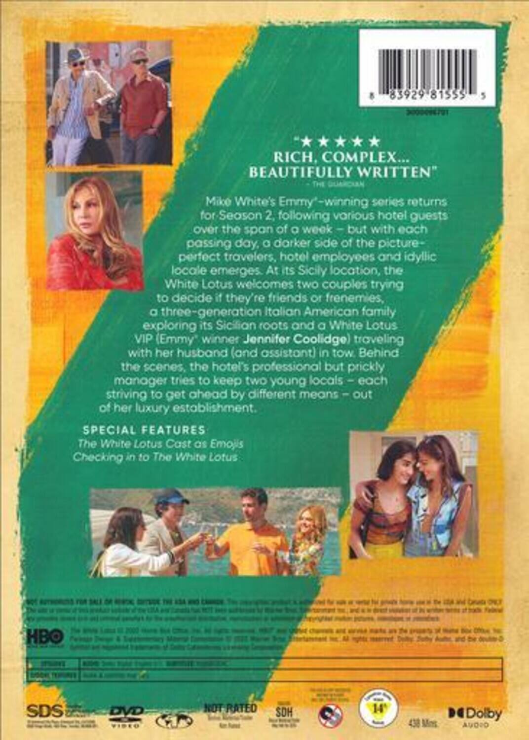 Alt View 1. The White Lotus: The Complete Second Season [DVD].