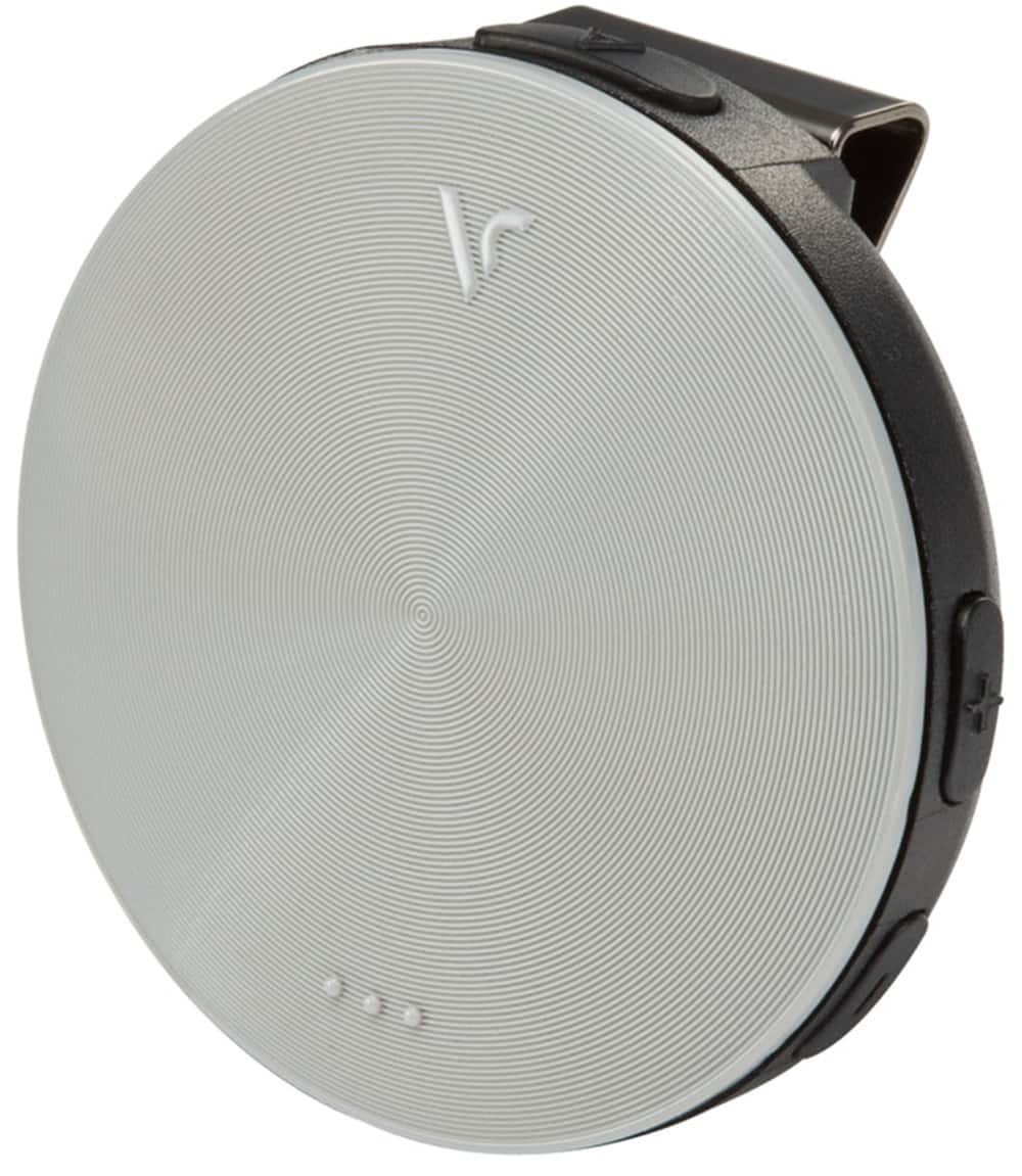 Front. Voice Caddie - VC4 Golf GPS Rangefinder | Voice Output of Distance, Auto-Slope, Front, Middle, Back Active Green Info - Silver/Black.