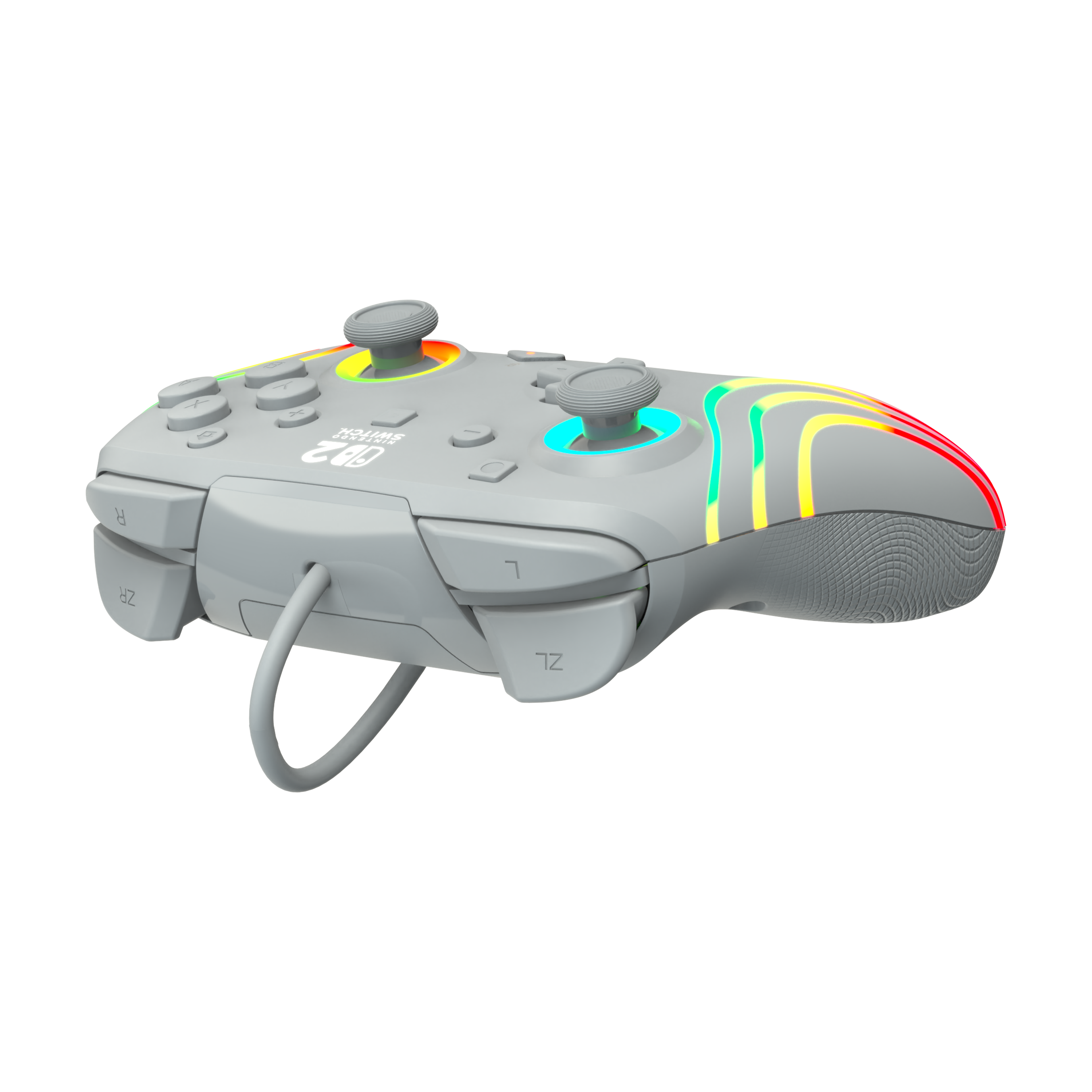 Alt View 2. Turtle Beach - Afterglow™ Wave Wired Controller - Nintendo Switch™ 2 - Grey.