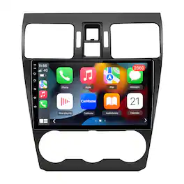 Junsun - For Subaru Forester 2013-2015 9 Inch 8 Core carplay 4+64GB Android 15 Car Stereo Radio GPS Navi SWC WIFI RDS DSP FM BT - Black