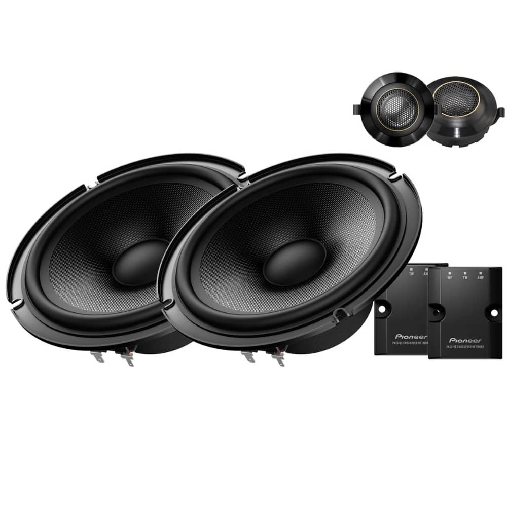 Pioneer - TS-Z65C 6-1/2" Z-Series 100 watts RMS Component Speaker System