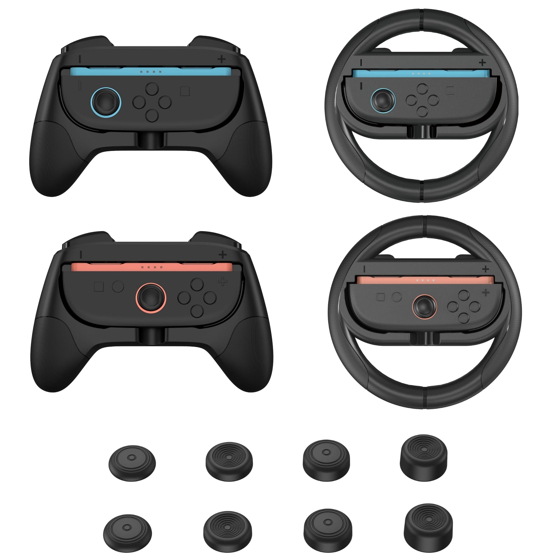 Biogenik - 12-in-1 Accessory Kit for Nintendo Switch 2 Joy-Cons