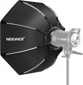 Neewer - 26" Octagonal Softbox Quick Release, Bowens Mount, w/ Bag, SF-RPBO26