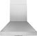 Front. Zephyr - Titan 36 in. 650 CFM Island Mount Range Hood with TruHue - Stainless Steel.