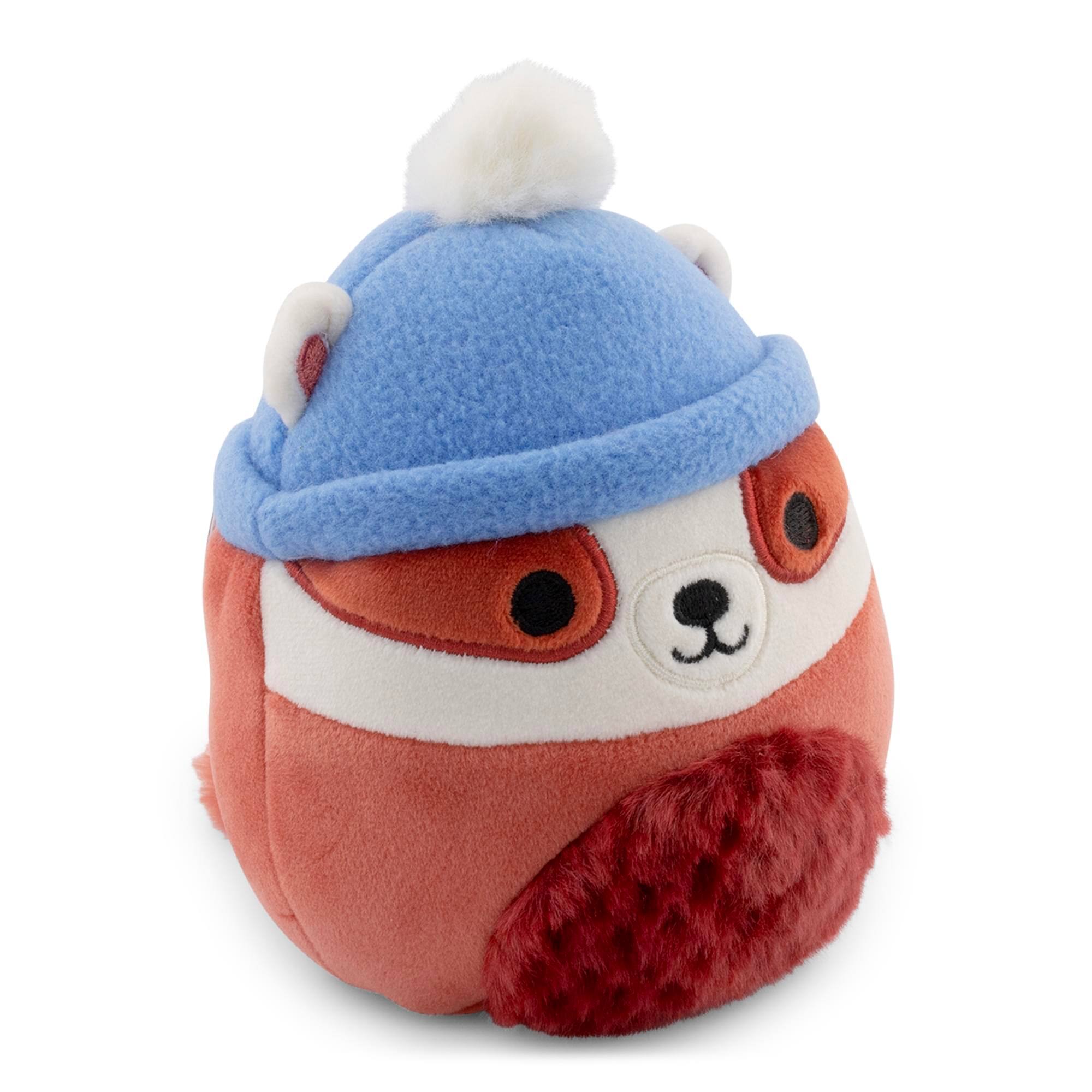 Alt View 1. Kellytoy - Squishmallows Cozy Squad 5 Inch Plush | Florian The Badger With Hat - Blue.
