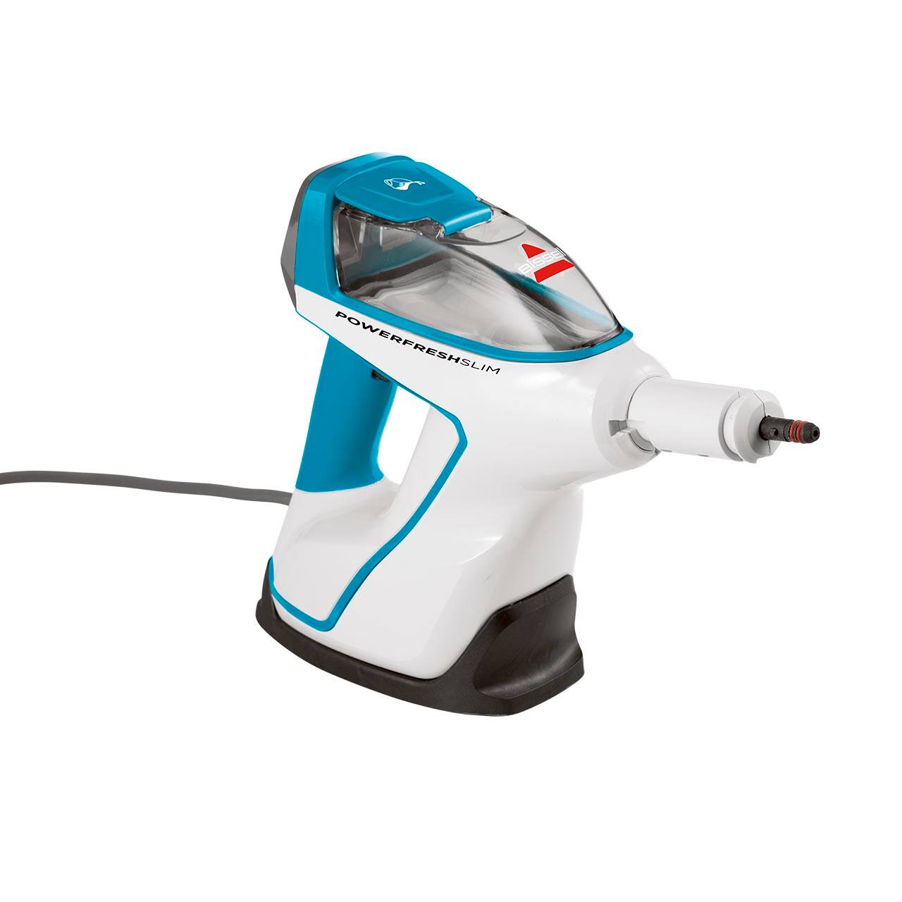 Left. BISSELL - PowerFresh Slim 3-in-1 Sanitizing Steam Cleaner Mop - White.