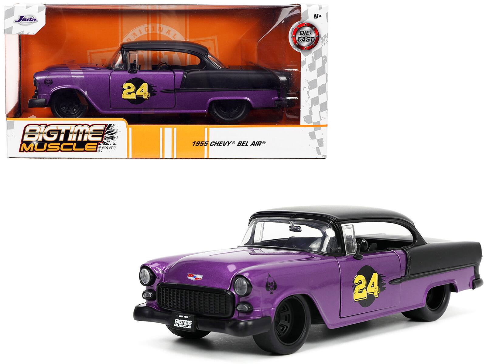 Jada ORTGOTAL 8. DIE-CAST 24 BIGTIME MUSCLE 1955 CHEVY BEL AIR
