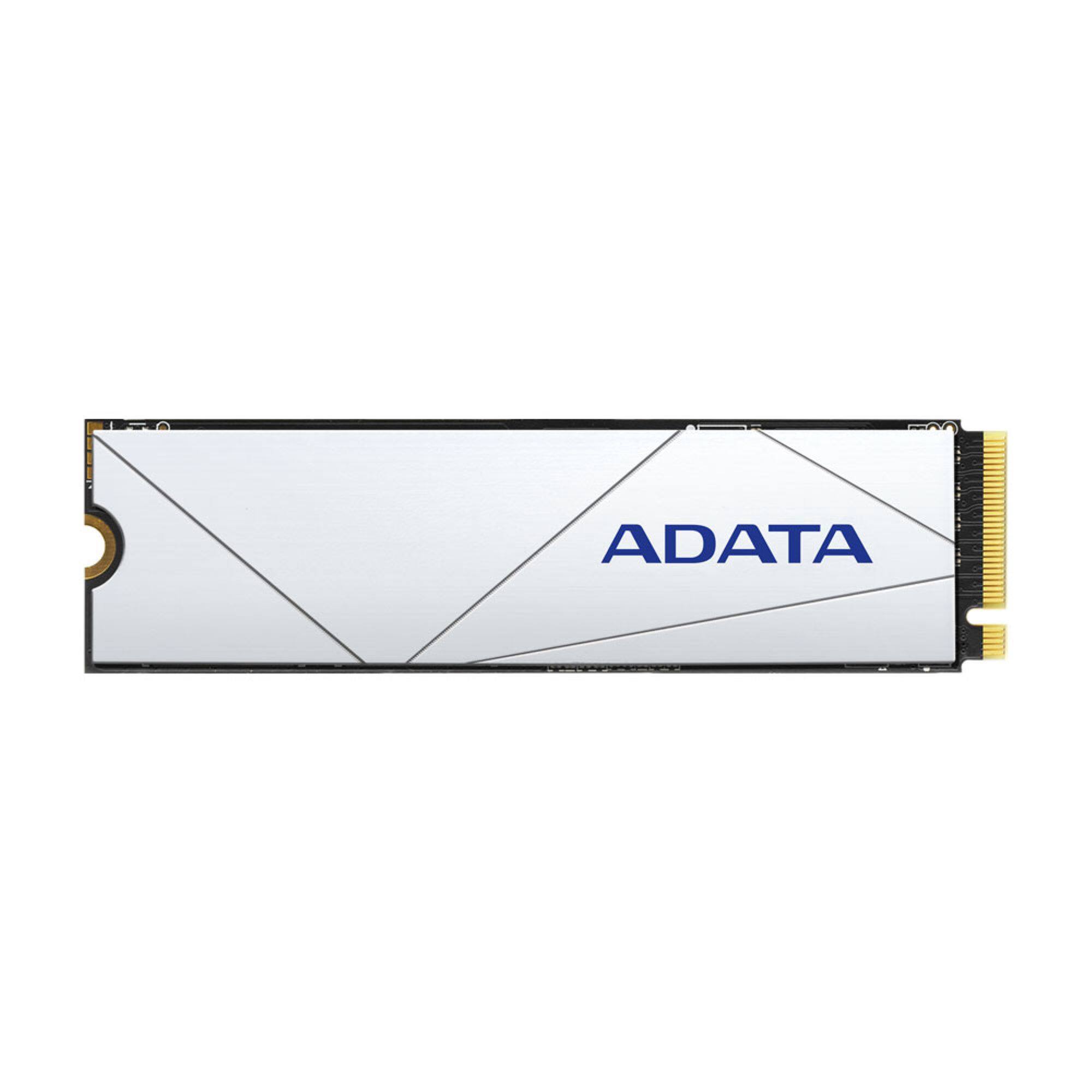 Front. ADATA - Premium 1TB Internal SSD PCIe Gen 4 x4 with Heatsink for PS5 - White.