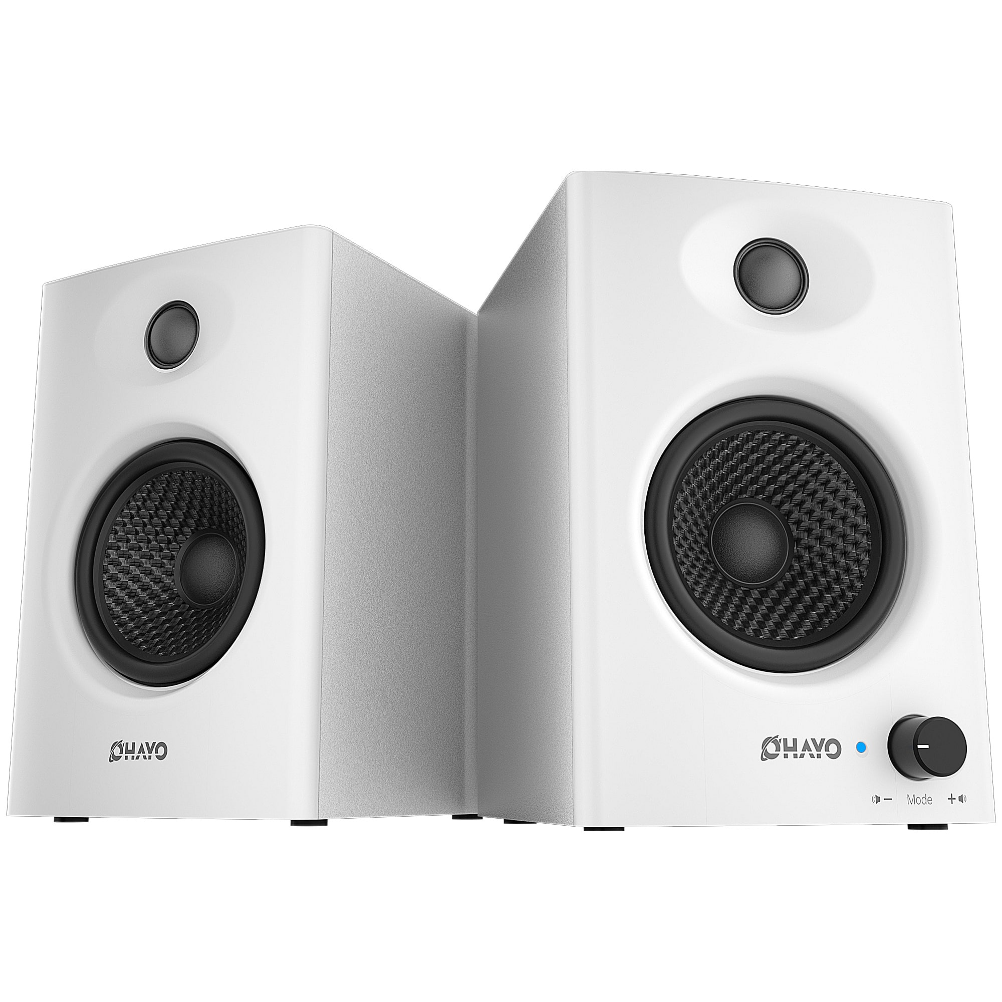 OHAYO - Computer Speakers, 2.0 Stereo，Bluetooth 5.3, 3.5mm AUX and RCA Input Desktop Audio Speaker for PC Laptop Gaming - White price history on PriceWatchPro