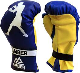 Amber Sporting Goods - Junior 6oz Boxing Gloves for Kids Age 3-6 Training Gloves for MMA, Muay Thai, Kickboxing - Yellow