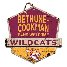 Jardine - Bethune-Cookman Wildcats Fans Welcome Sign - Maroon