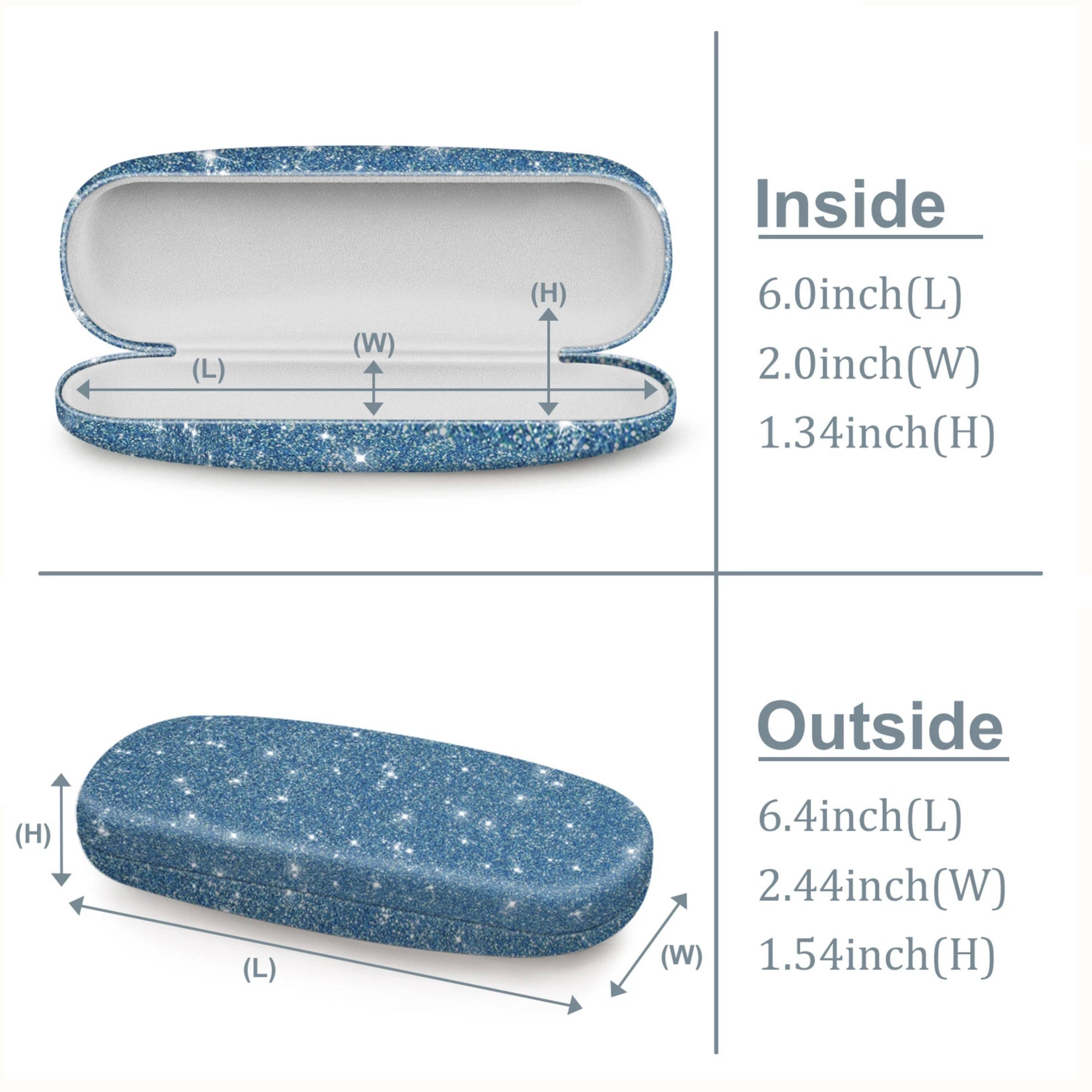 Inside: 6.0 inch (L) x 2.0 inch (W) x 1.34 inch (H)  
Outside: 6.4 inch (L) x 2.44 inch (W) x 1.54 inch (H)