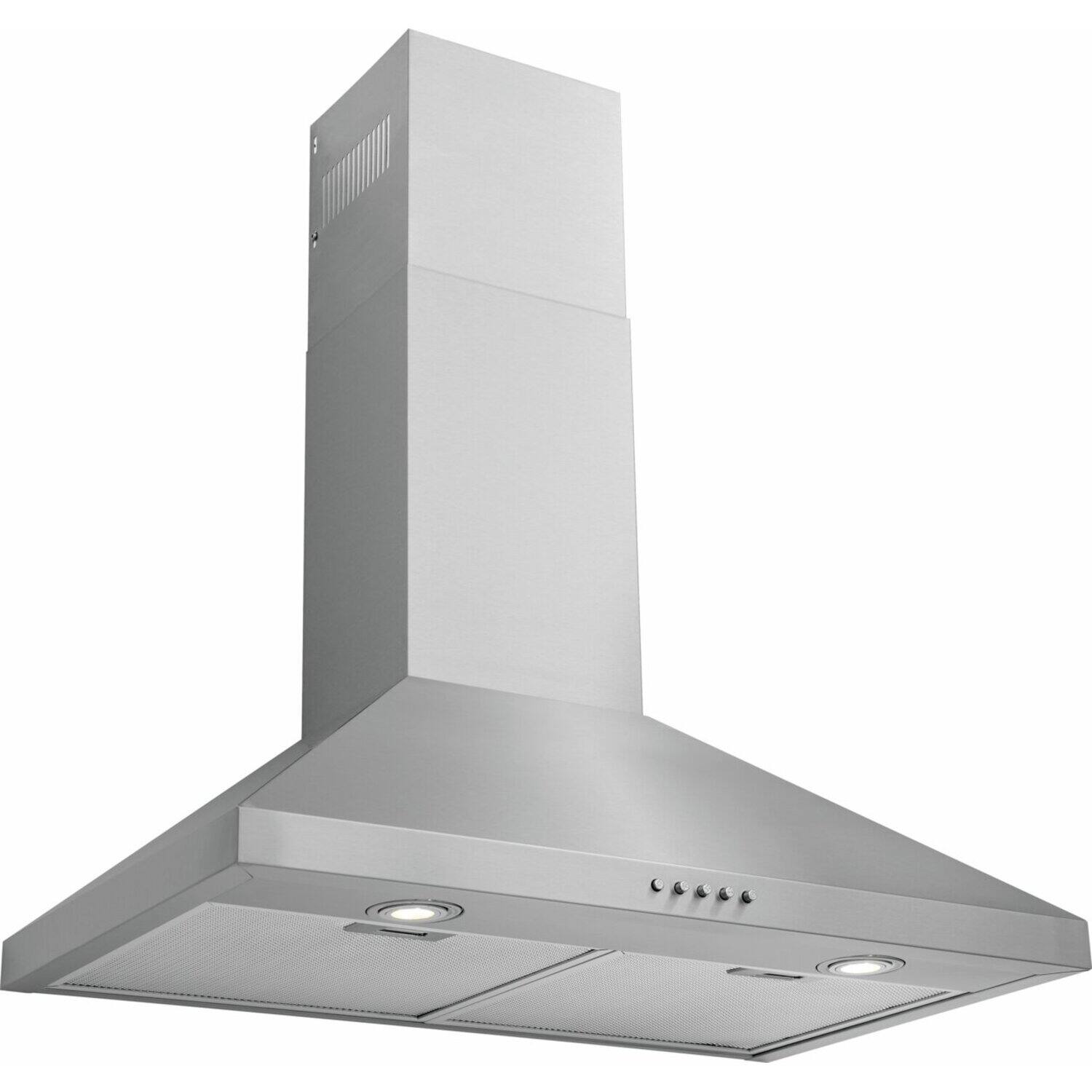 Left. Frigidaire - 30" Stainless Canopy Wall-Mounted Hood - Stainless Steel.