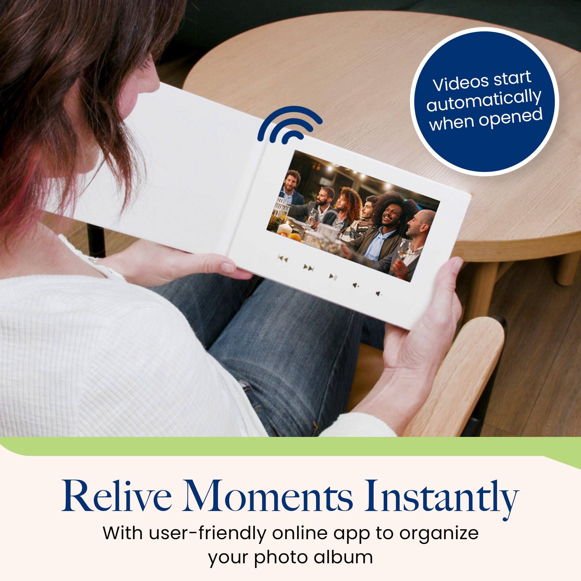 Videos start automatically when opened

Relive Moments Instantly

With user-friendly online app to organize your photo album