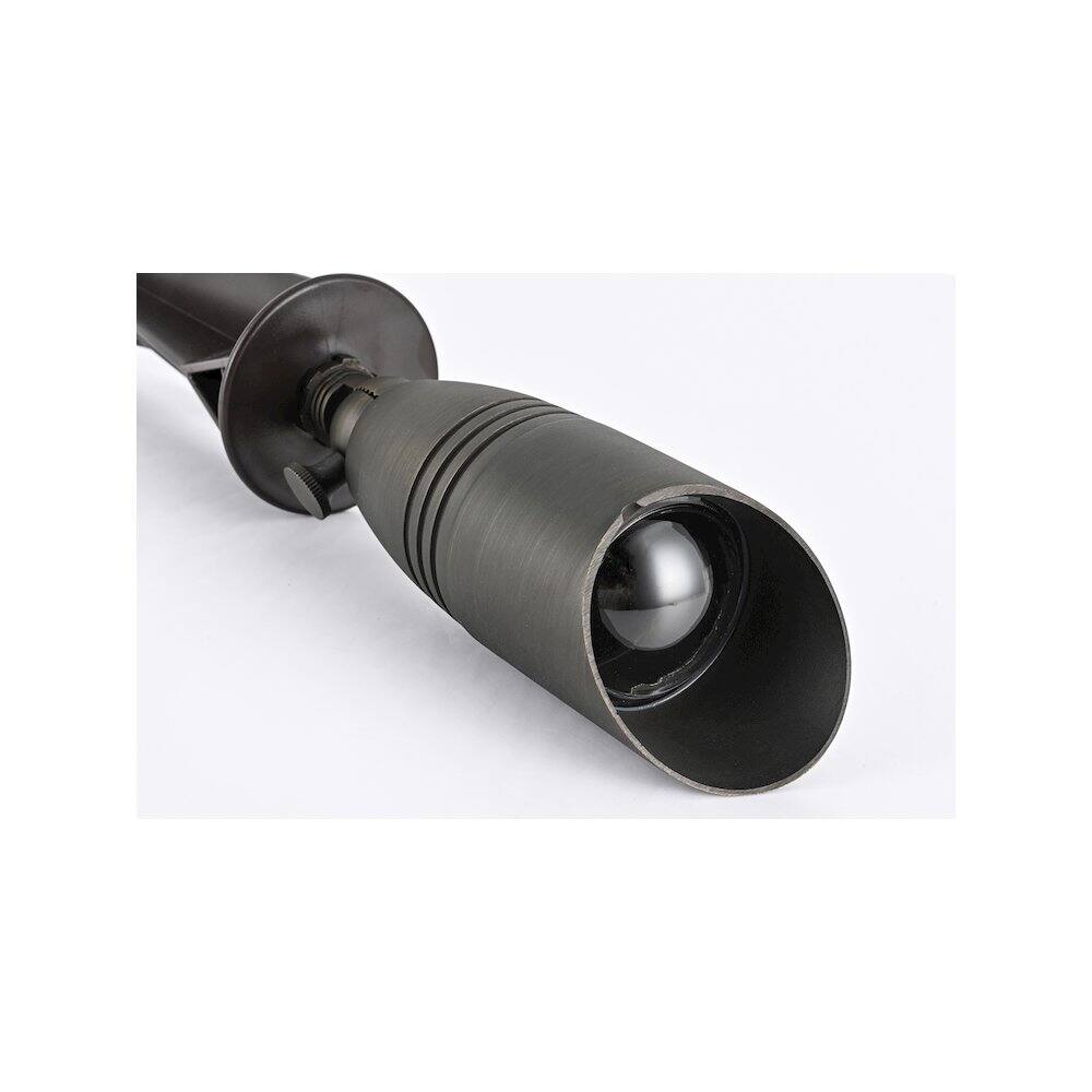 Alt View 3. Elitco Lighting - Outdoor 12V Cast Brass Spot Light, 3 inch Wide x 8.5 inch High - Dark Bronze.