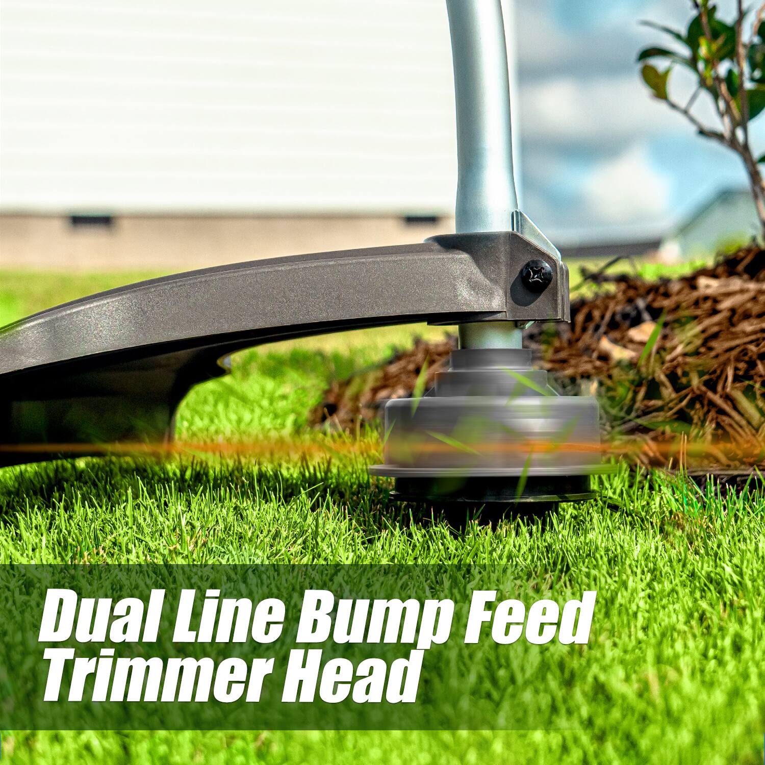 Dual Line Bump Feed Trimmer Head