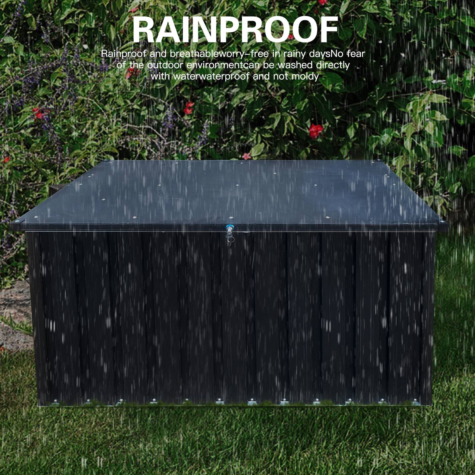 RAINPROOF

Rainproof and breathable, worry-free in rainy days. No fear of the outdoor environment. Can be washed directly with water. Waterproof and not moldy.