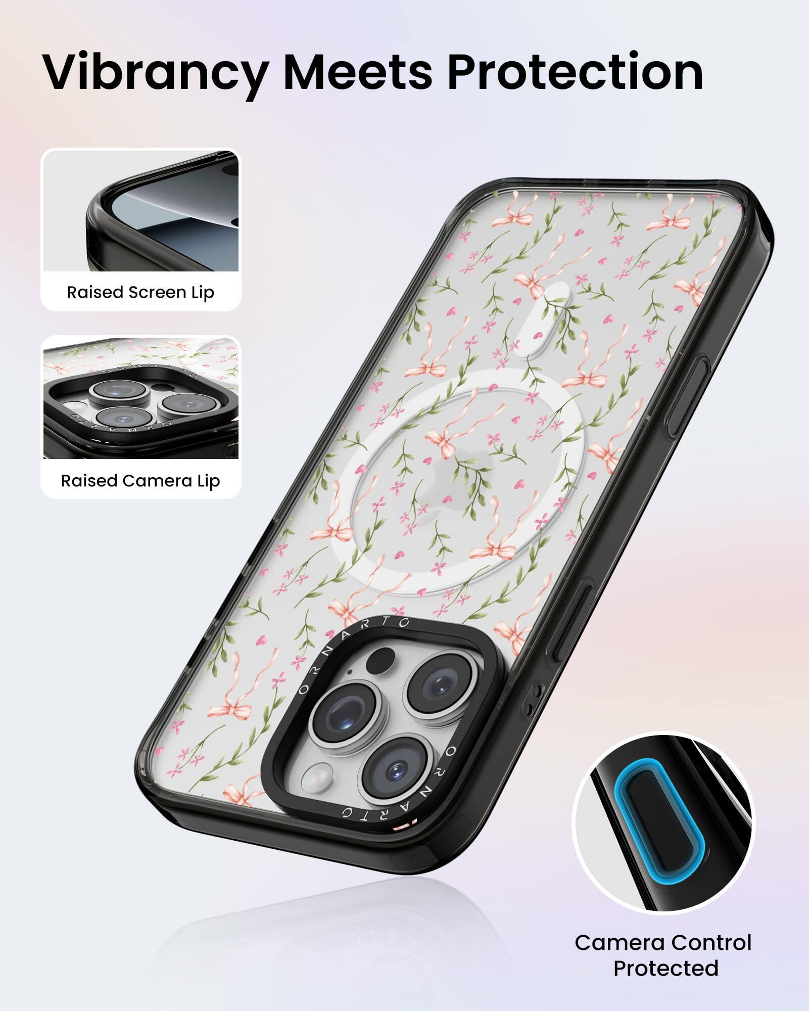 Vibrancy Meets Protection

Raised Screen Lip

Raised Camera Lip

Camera Control Protected