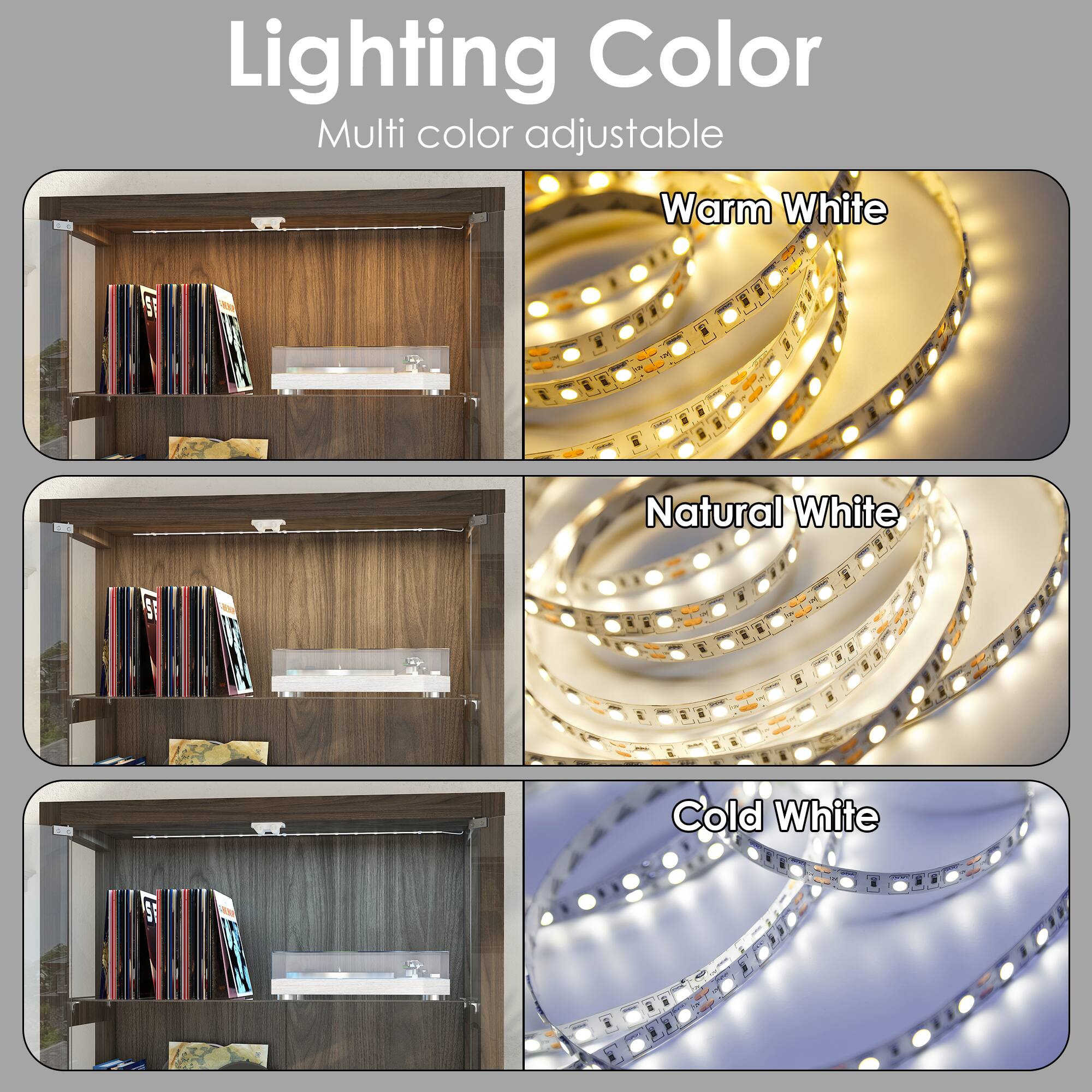 Lighting Color Multi color adjustable Warm White Natural White Cold White