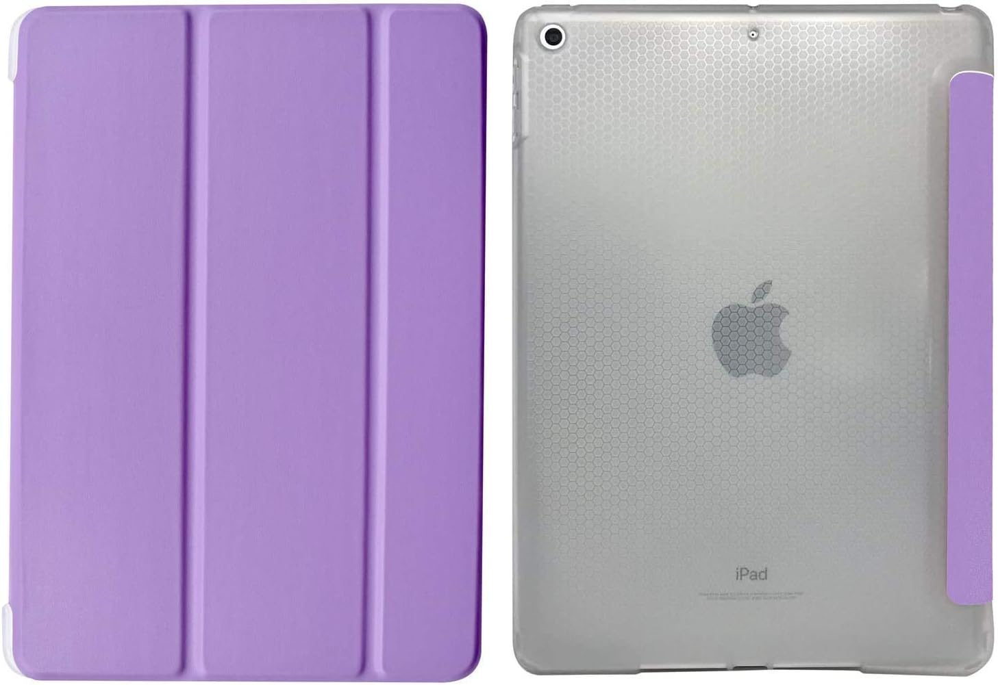 Alt View 3. DuraSafe Cases - iPad Air 3 10.5" 2019 & iPad Pro 10.5" 2017 Protective TPU Case with Magnetic Viewing Stand A1701 A1709 A1852 A2152 - Purple.