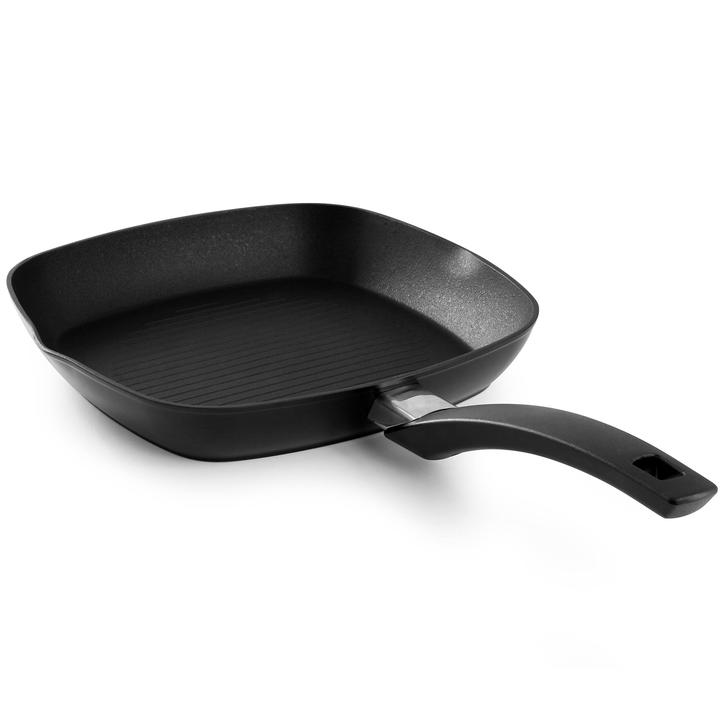 Alt View 1. Oster - Oster Connelly 10 Inch Nonstick Aluminum Grill Pan in Black - Black.