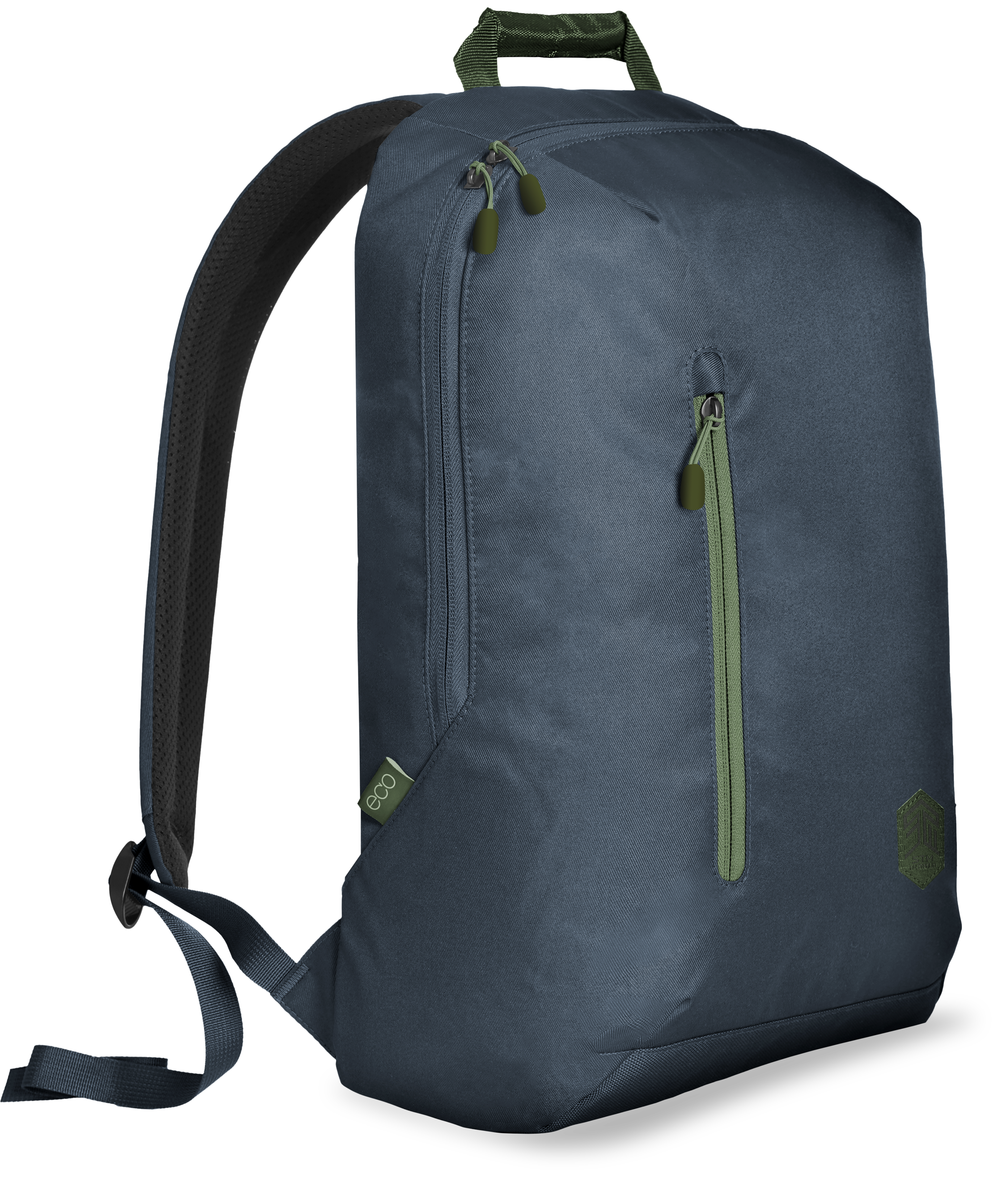 Angle. STM - Eco Backpack (16") Blue - Blue.