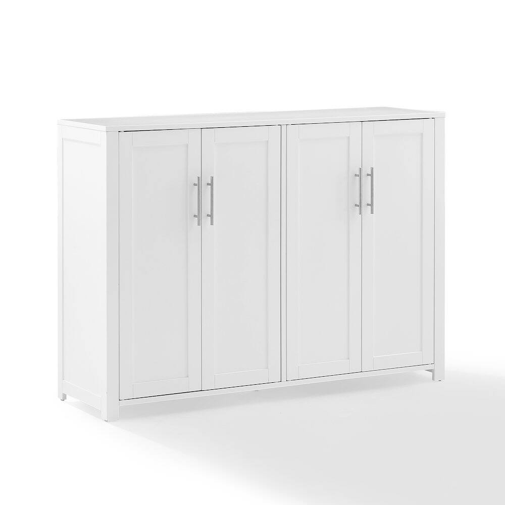 Alt View 5. Crosley Furniture - Savannah Sideboard - White.