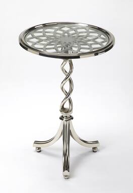 Butler Specialty - Isidora Modern Side Table - Silver