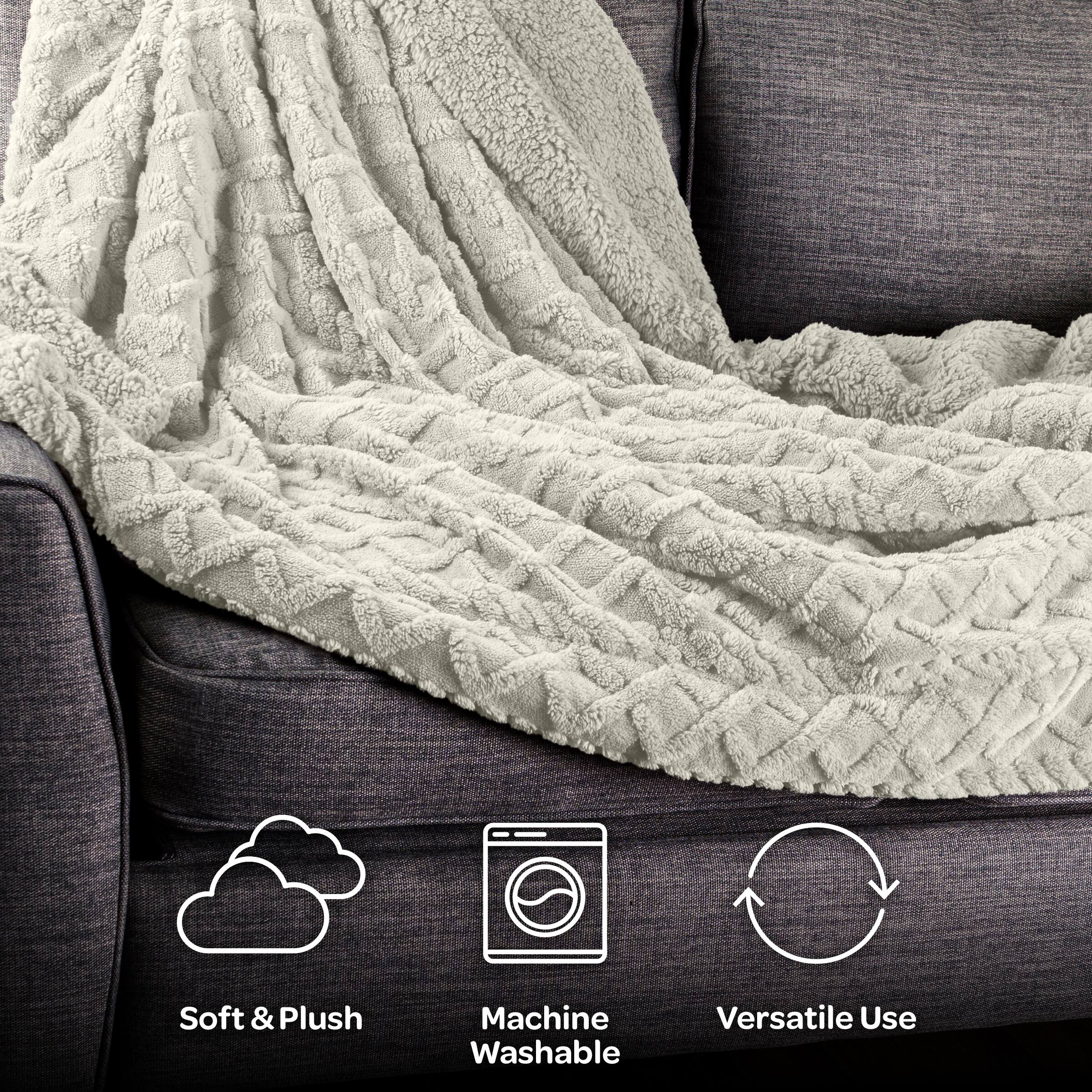 Soft & Plush  
Machine Washable  
Versatile Use