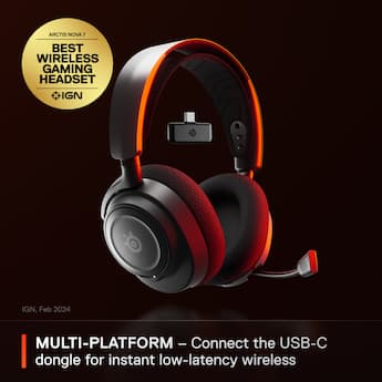 SteelSeries Arctis Nova 7 Wireless Over the Ear Gaming Headset for SteelSeries Arctis Nova 7 Wireless Over the Ear Gaming Headset for