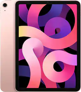 Certified Refurbished - Apple 10.9-Inch iPad Air - (4th Generation) Wi-Fi + Cellular - 256GB - Rose Gold (Unlocked)