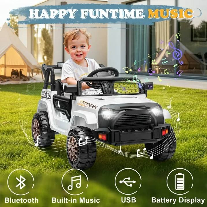 HAPPY FUNTIME MUSIC

Bluetooth  
Built-in Music  
USB  
Battery Display