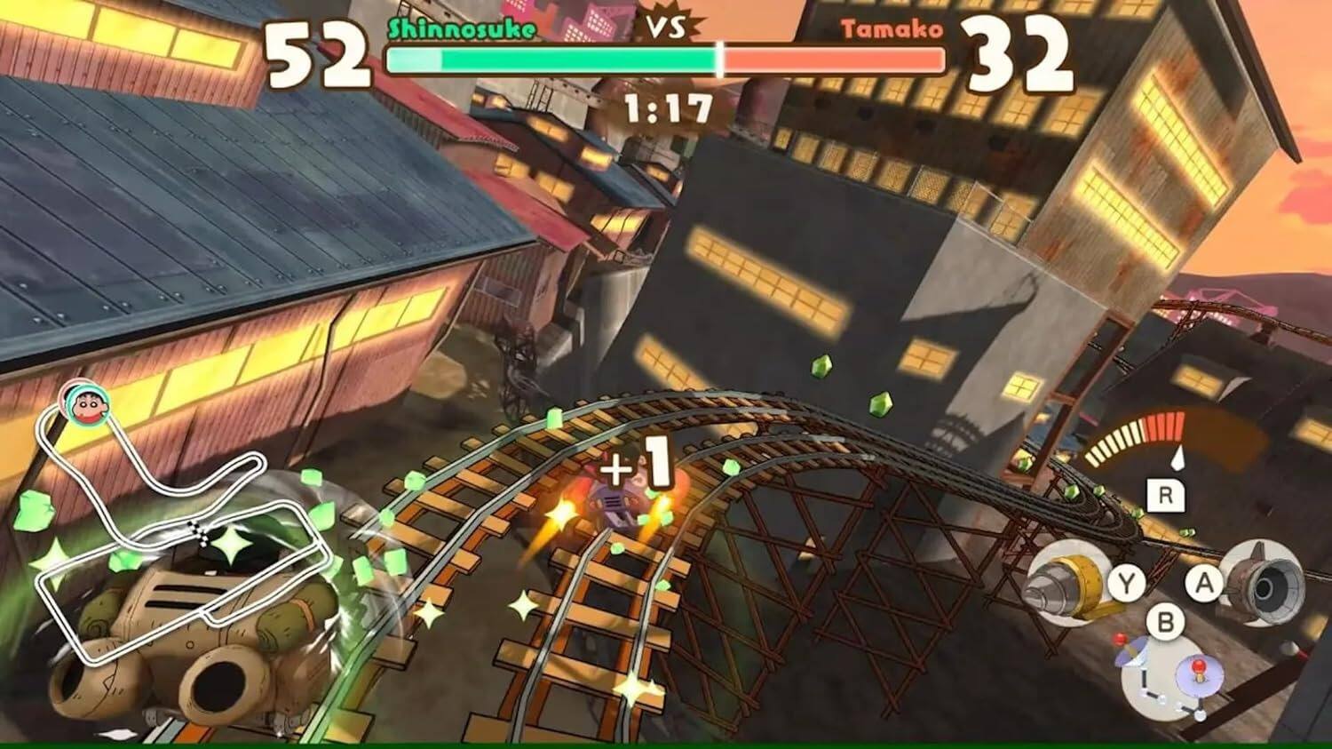 Shinnosuke 52 VS Tamako 32  
1:17  
+1  
R Y A B