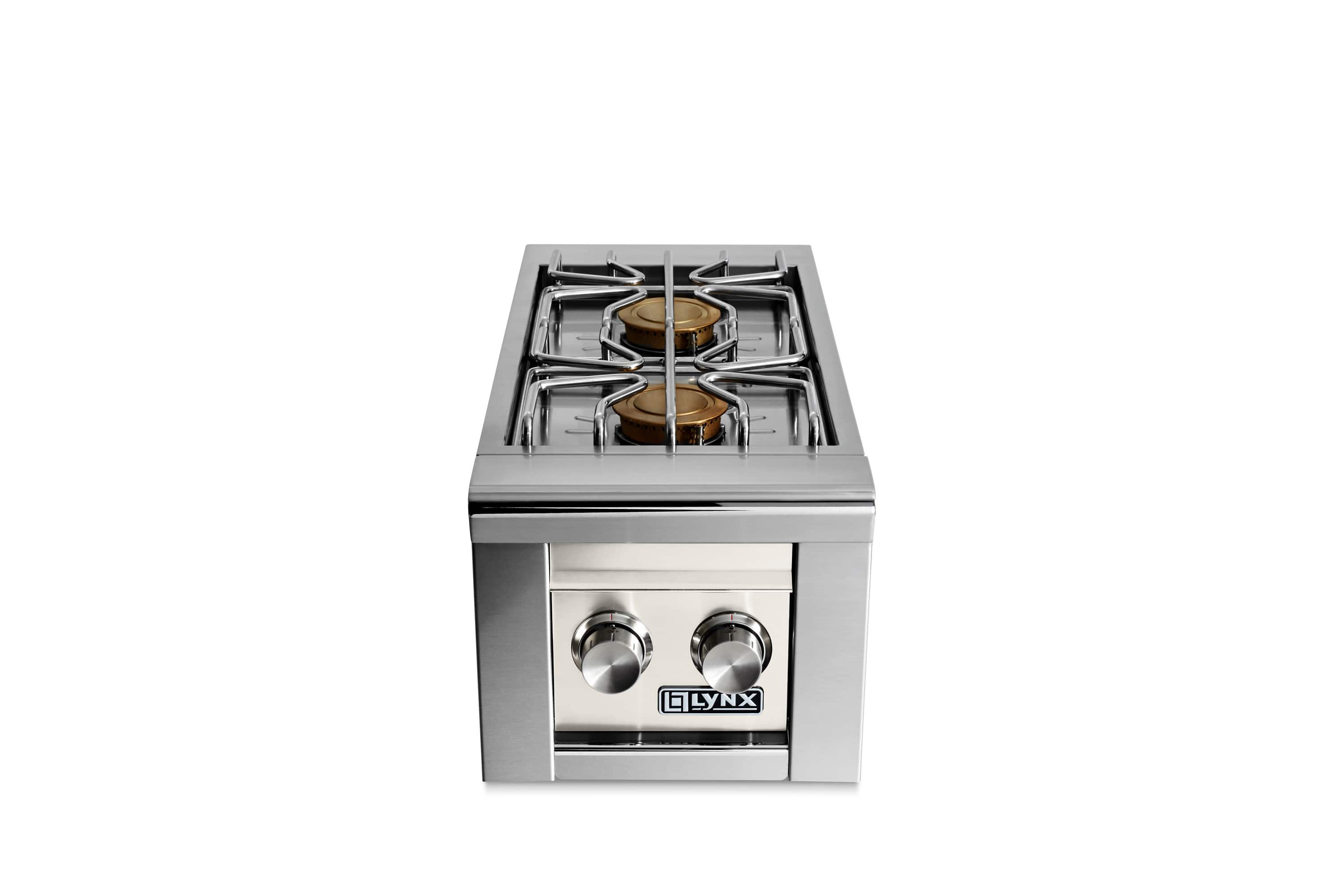 Lynx - Double Side Burners - Glacier - Angle_Zoom