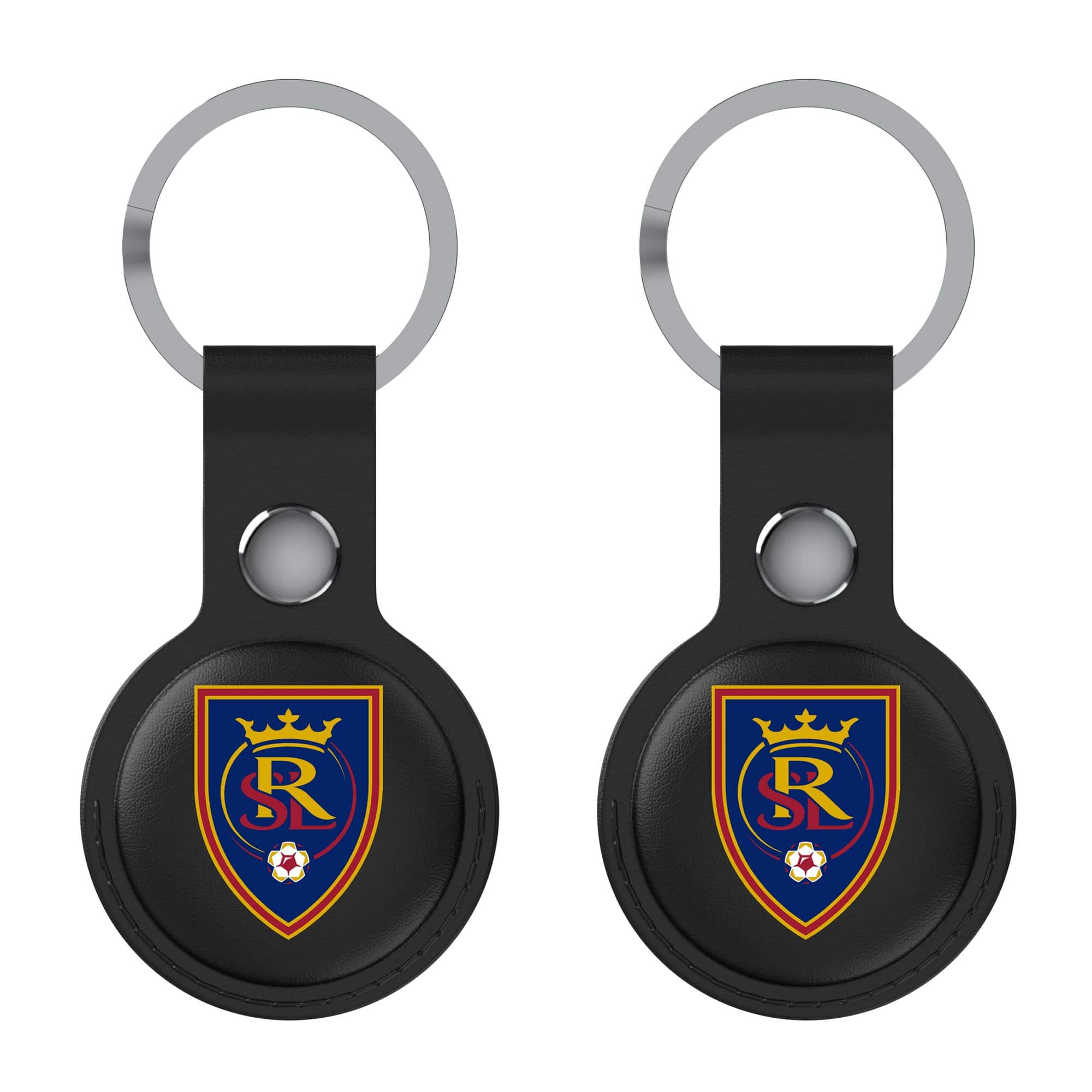 Keyscaper - Real Salt Lake Two-Pack Insignia AirTag Holders - No Size - Black