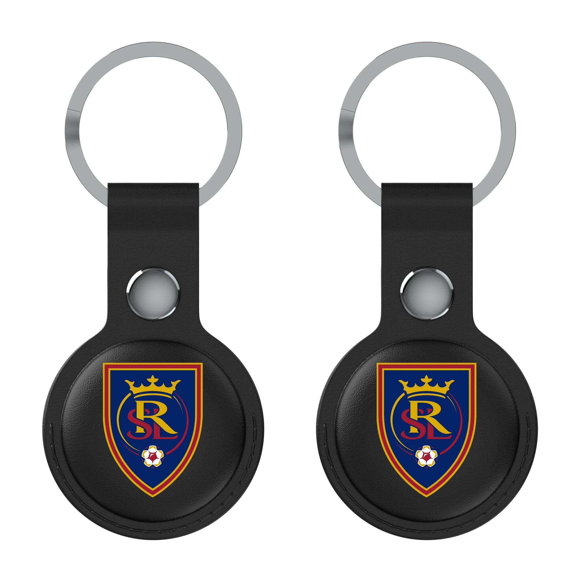 Keyscaper - Real Salt Lake Two-Pack Insignia AirTag Holders - No Size - Black